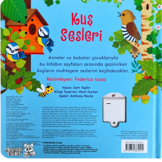 Kuş Sesleri - Sesli Kitaplar (Soundbuch) - Okuyan Tilki