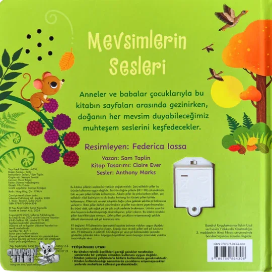 Mevsimlerin Sesleri - Sesli Kitaplar (Soundbuch) - Okuyan Tilki