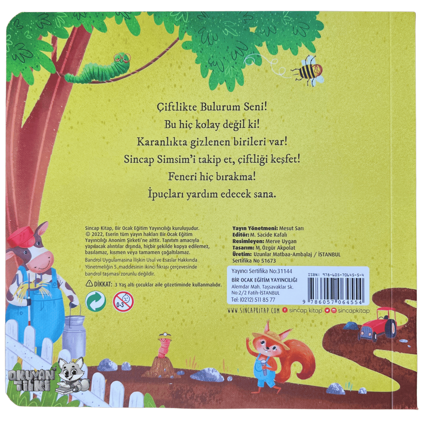 Bulurum Seni Çiftlikte – Fenerli Kitap (1+ Yaş) - Okuyan Tilki