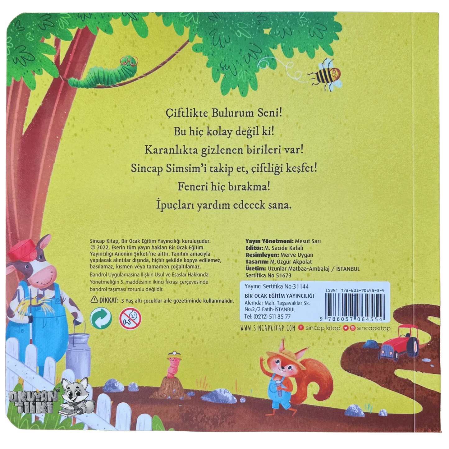 Bulurum Seni Çiftlikte – Fenerli Kitap (1+ Yaş) - Okuyan Tilki