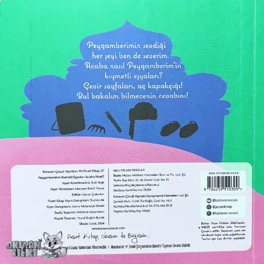 Acaba Nasıl Peygamberimin Kıymetli Eşyaları (2+ Yaş) - Okuyan Tilki
