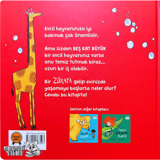 Zürafa Yıkama Rehberi - Organik Kitap (4+ Yaş)