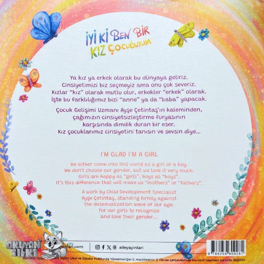 İyi ki Ben Bir Kız Çocuğuyum (4+ Yaş) - Okuyan Tilki