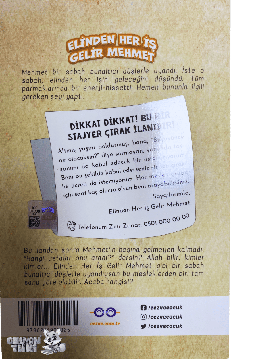 Elinden Her İş Gelir Mehmet (8+ Yaş)