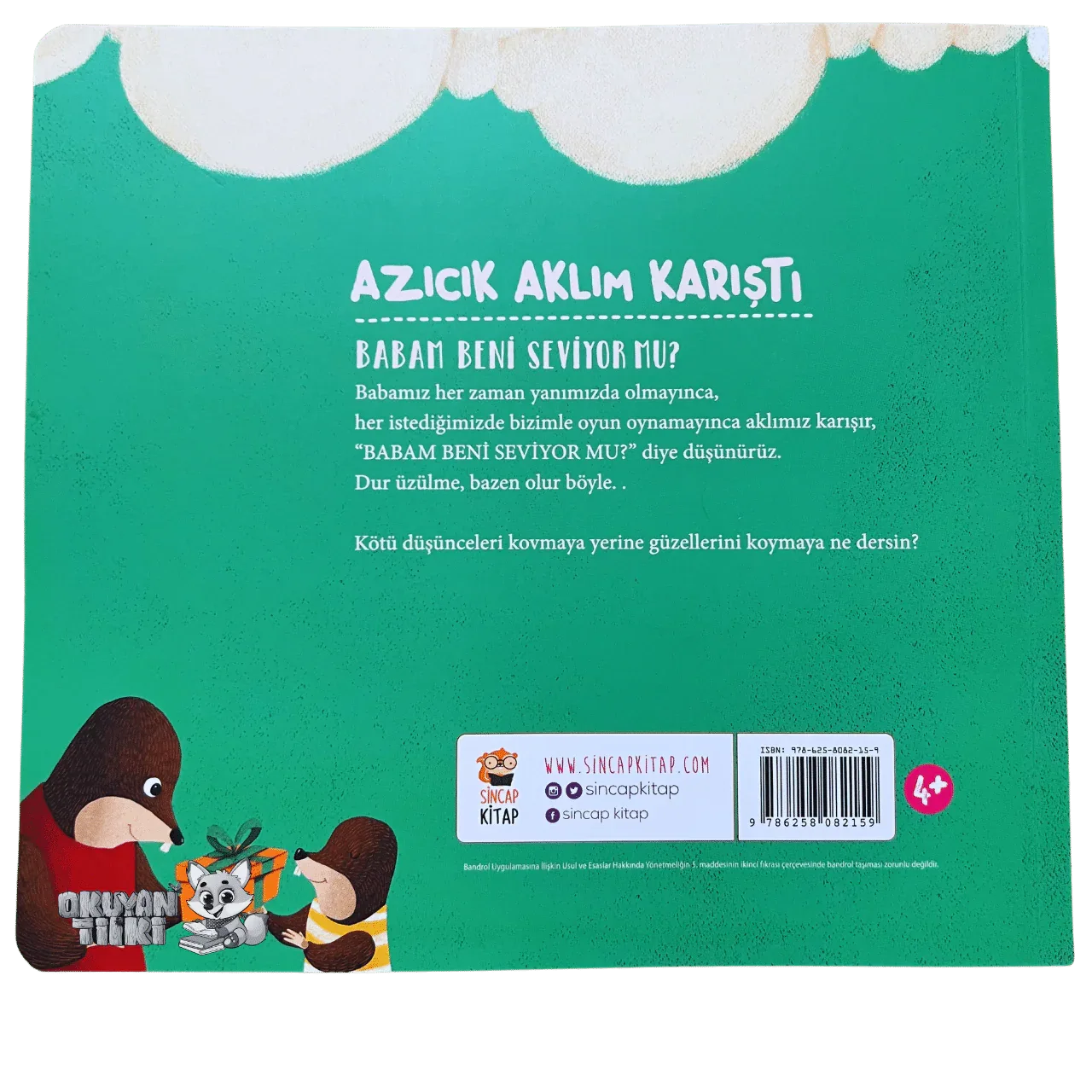 Azıcık Aklım Karıştı - Babam Beni Seviyor mu? (4+ Yaş) - Okuyan Tilki