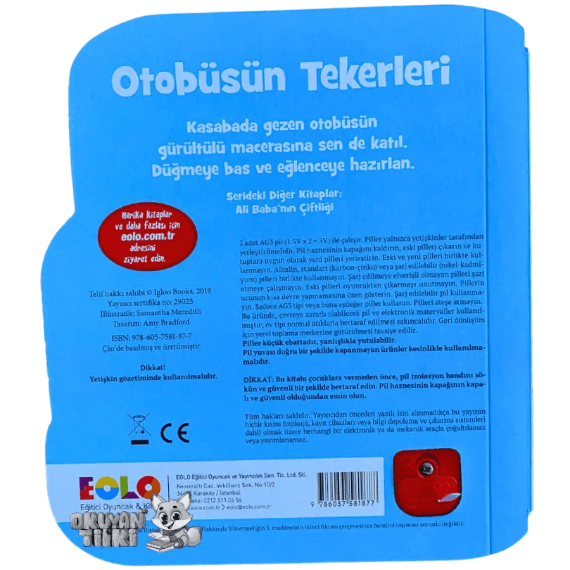 Otobüsün Tekerleri - Sesli Kitaplar (Soundbuch) - Okuyan Tilki