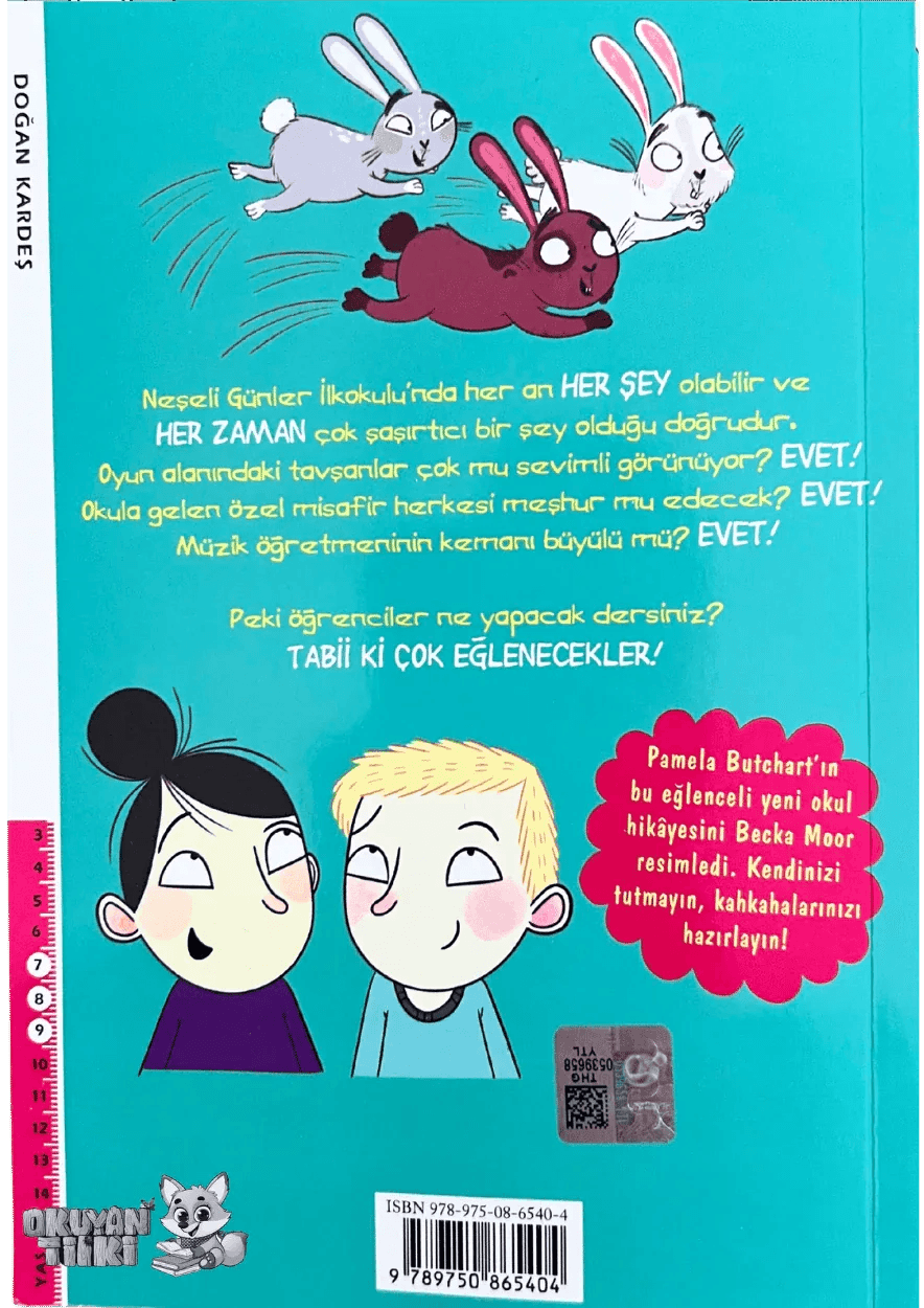 Neşeli Günler İlkokulu – Teneffüs Tavşanları (7+ Yaş) - Okuyan Tilki