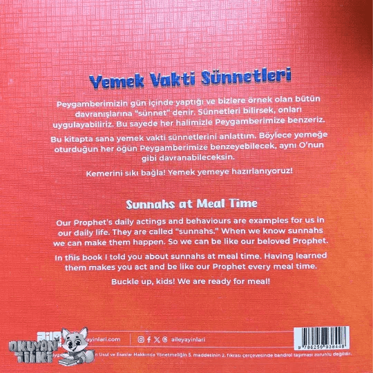 Yemek Vakti Sünnetleri (4+ Yaş) - Okuyan Tilki
