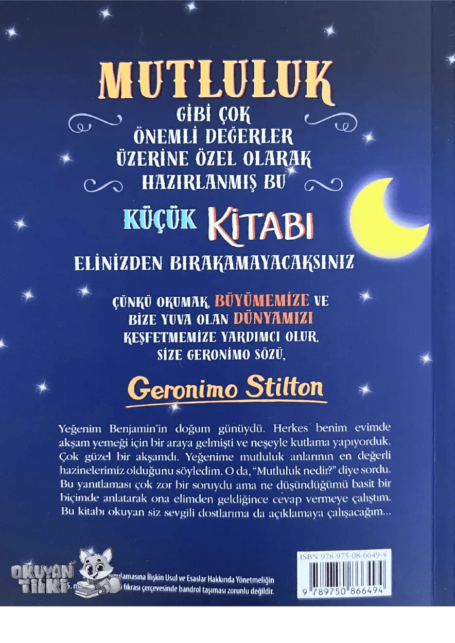 Mutluluk Üzerine Küçük Bir Kitap (8+ Yaş) - Okuyan Tilki