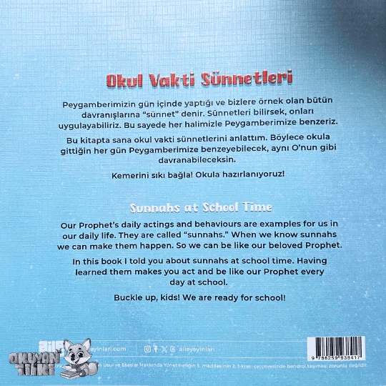 Okul Vakti Sünnetleri (4+ Yaş) - Okuyan Tilki