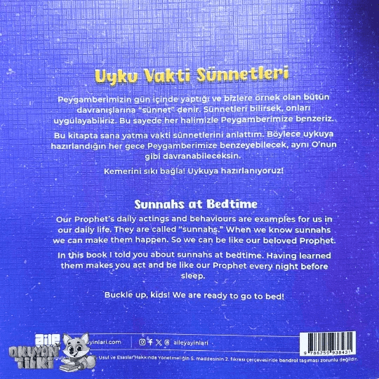 Uyku Vakti Sünnetleri (4+ Yaş) - Okuyan Tilki