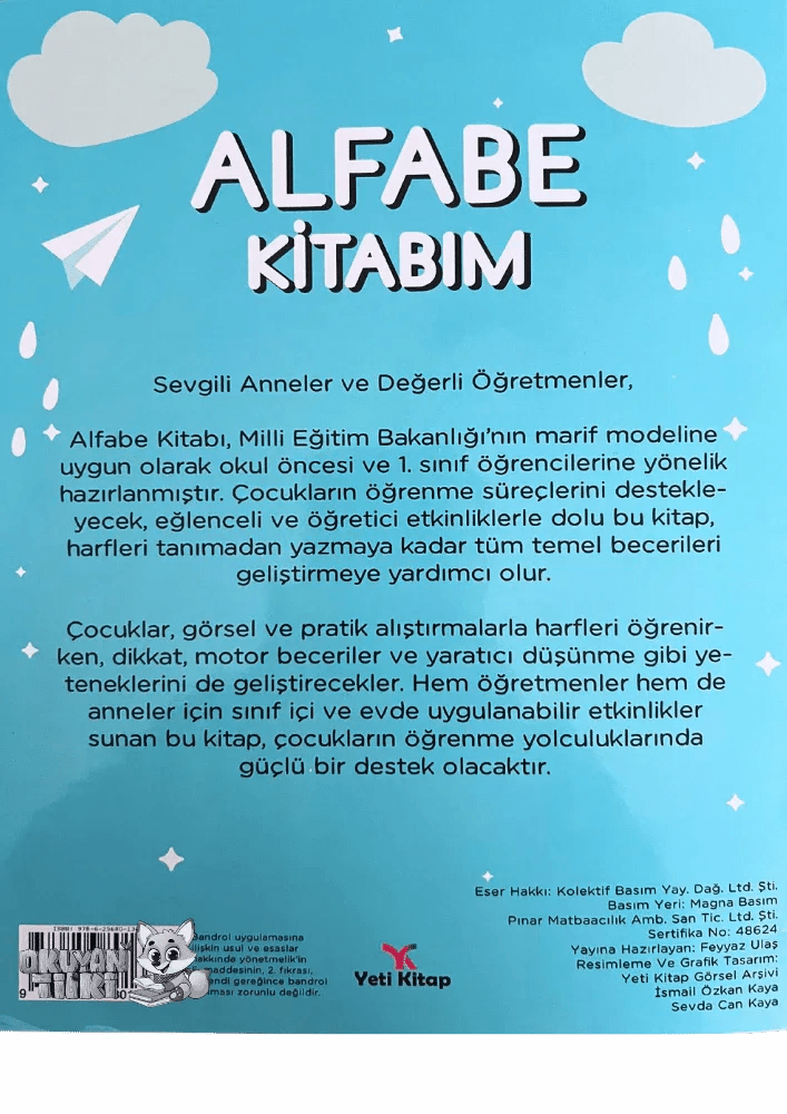 Alfabe Kitabım - Okuyan Tilki