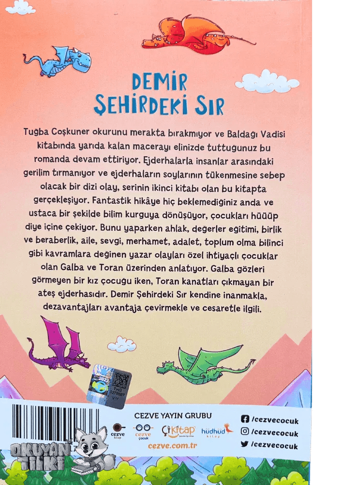 Demir Şehirdeki Sır – Kayıp Ejderhalar Tarihi 2 (8+ Yaş) - Okuyan Tilki