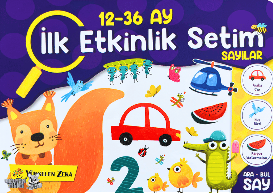 İlk Etkinlik Setim - Sayılar (12-36 Ay)