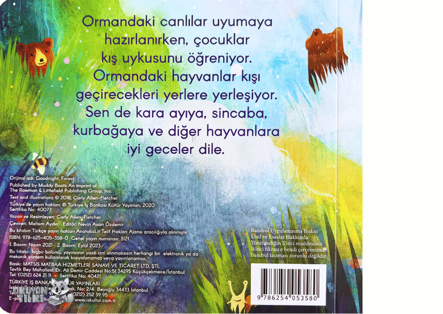 İyi Uykular Orman (3+ Yaş)