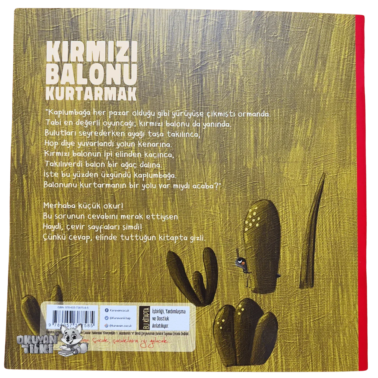 Kırmızı Balonu Kurtarmak (4+ Yaş) - Okuyan Tilki