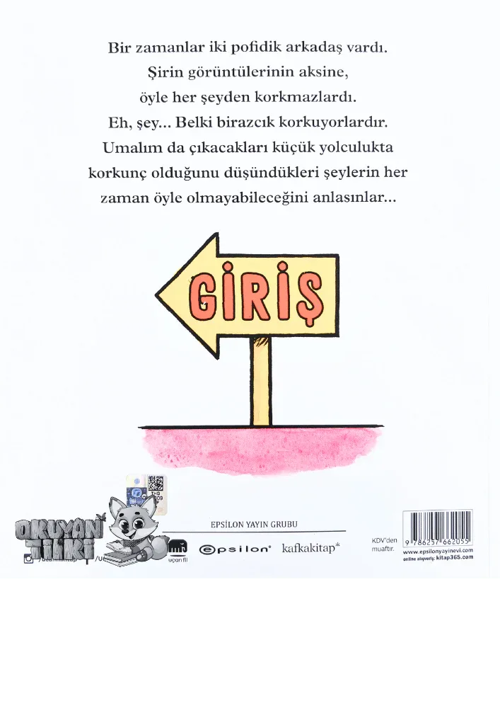 Korkmuyorum (3+ Yaş) - Okuyan Tilki