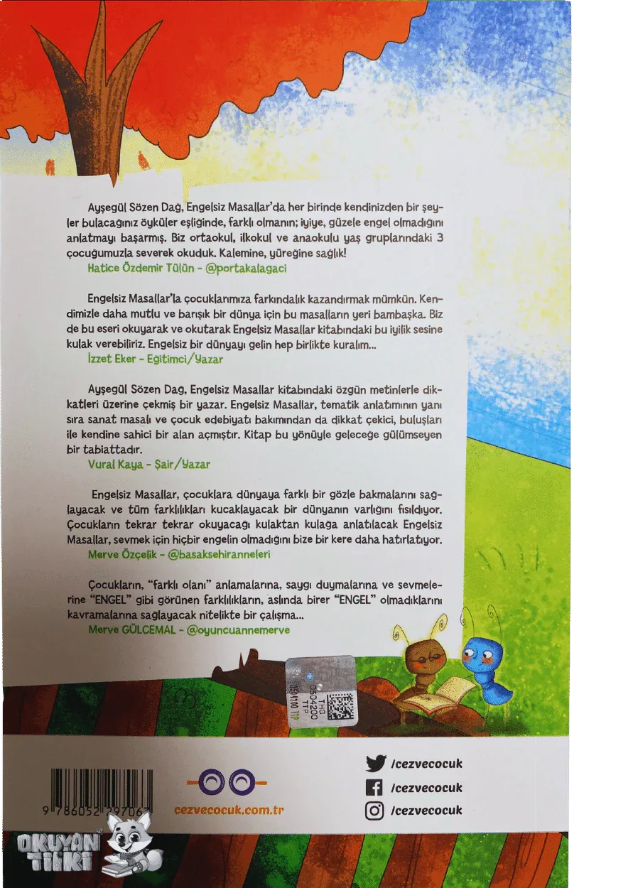 Engelsiz Masallar (6+ Yaş) - Okuyan Tilki