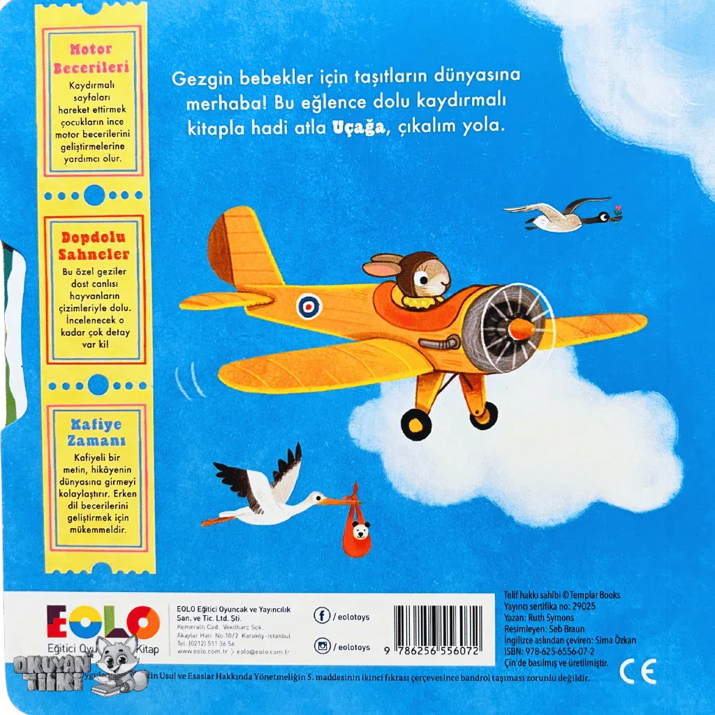 Gezgin Bebek – Uçak (2+Yaş) - Okuyan Tilki