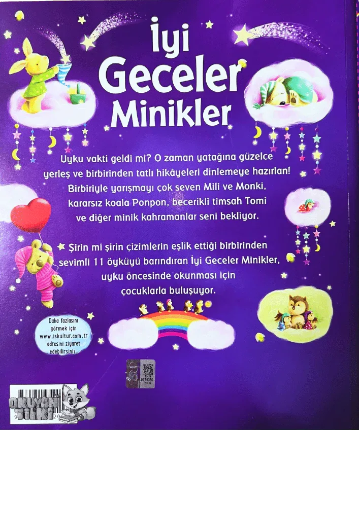 İyi Geceler Minikler (3+ Yaş) - Okuyan Tilki