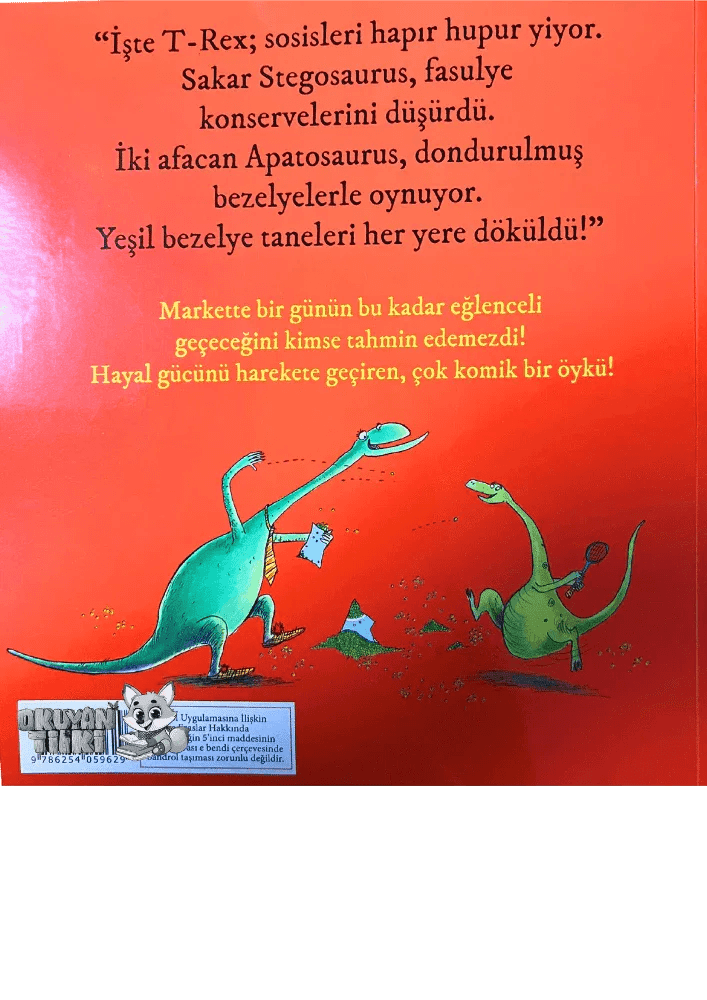 Dinozorlar Markette! (3+ Yaş) - Okuyan Tilki