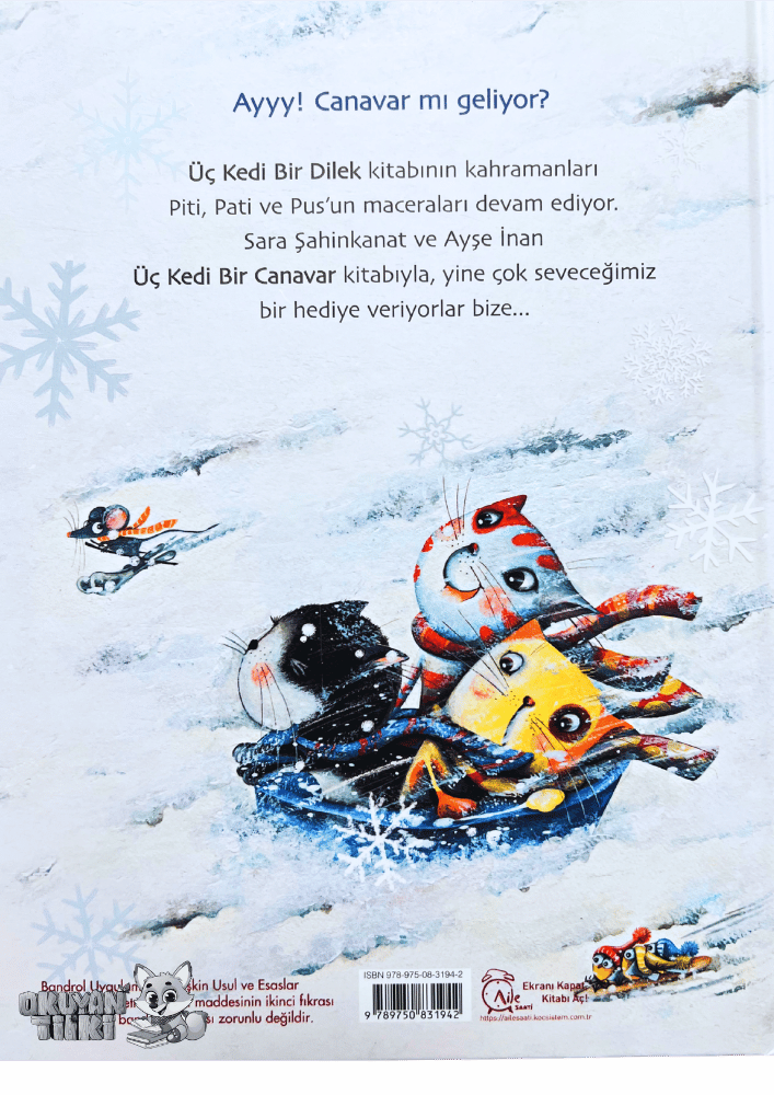 Üç Kedi Bir Canavar (3+ Yaş)