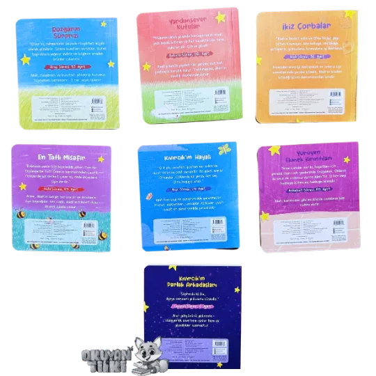 Kur’an Işığında Tatlı Rüyalar Masalları (7 Kitap, 2+ Yaş) - Okuyan Tilki