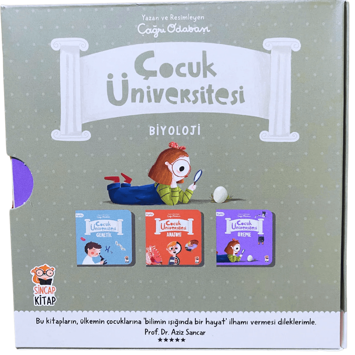 ÇOCUK ÜNİVERSİTESİ - Biyoloji Seti (3 Kitap, 1+ Yaş) - Okuyan Tilki