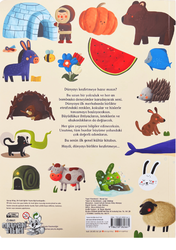 Genel Kültür Kitabım - Büyüyorum (1+ Yaş)