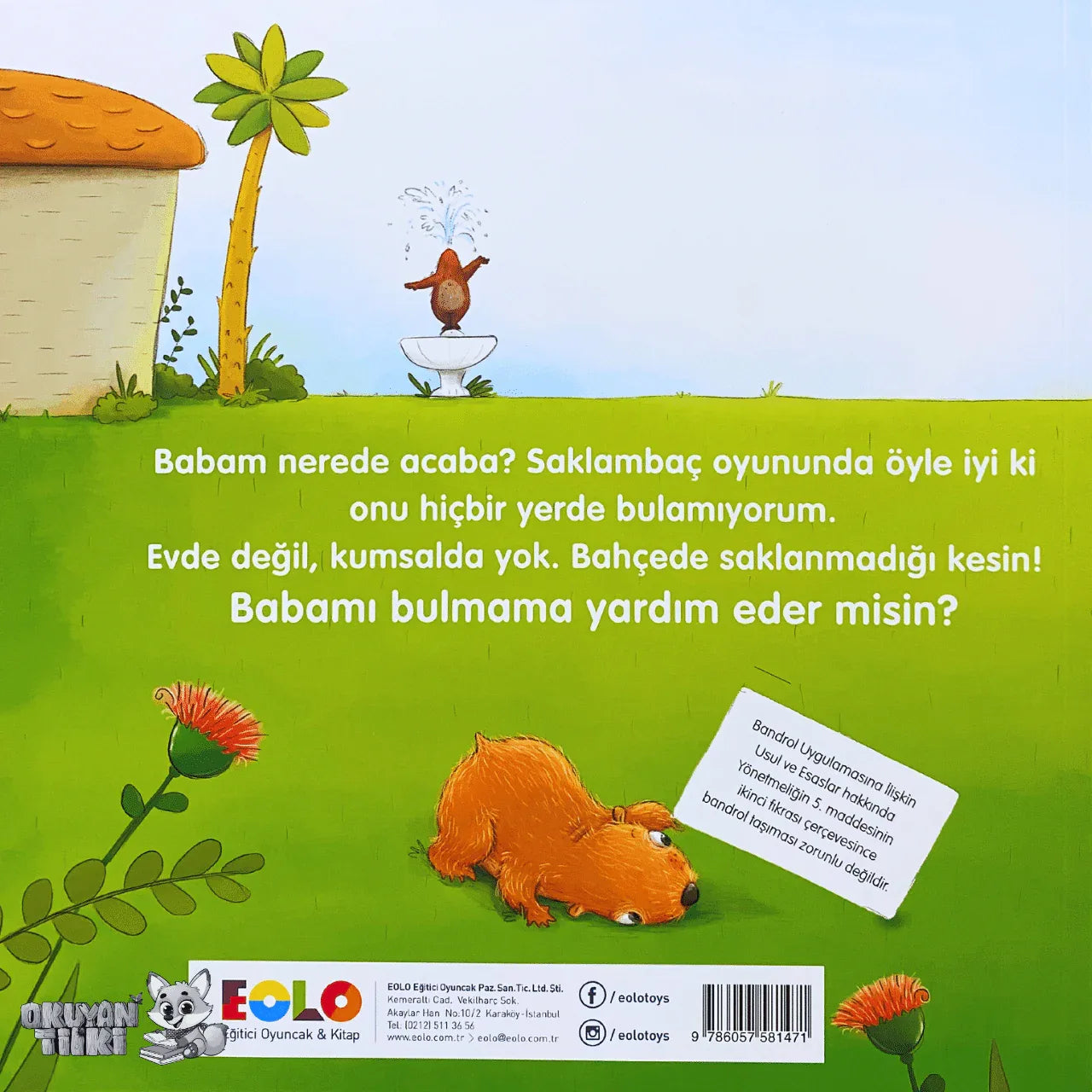 Babam Nerede Saklanıyor? (2-4 Yaş) - Okuyan Tilki