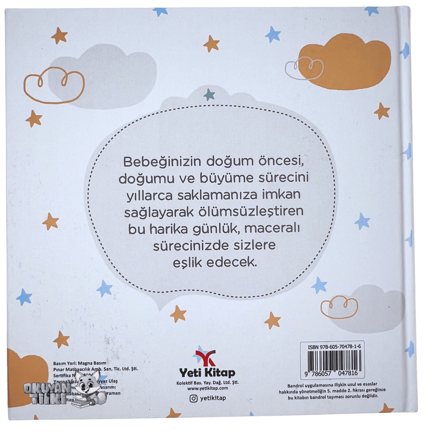 Bebek Günlüğü (Baby Tagebuch, 0+ Yaş) - Okuyan Tilki