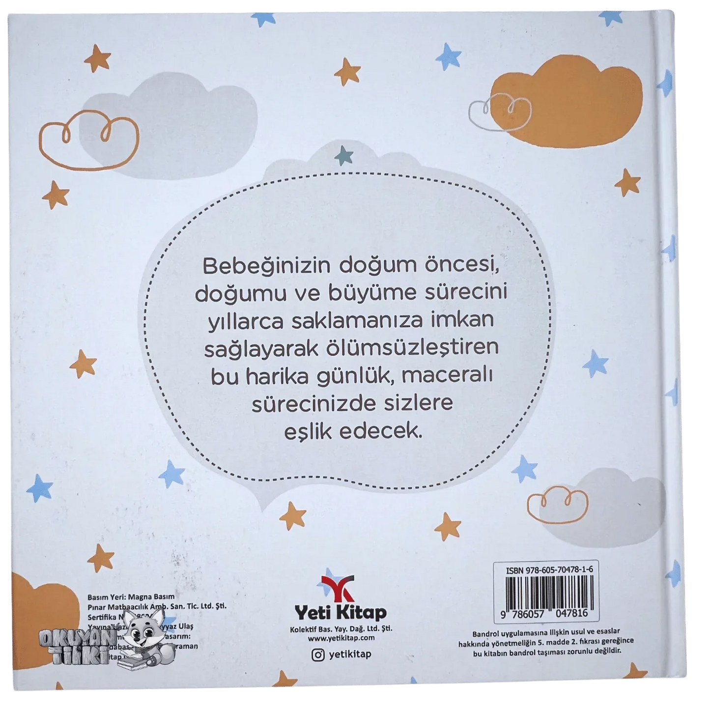 Bebek Günlüğü (Baby Tagebuch, 0+ Yaş) - Okuyan Tilki