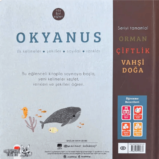 Say Bul Eğlen - Okyanus (1+ Yaş) - Okuyan Tilki