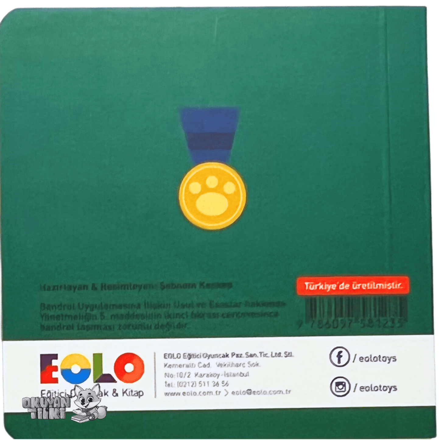 Minik Kitaplar - Meslekler (1+ Yaş) - Okuyan Tilki