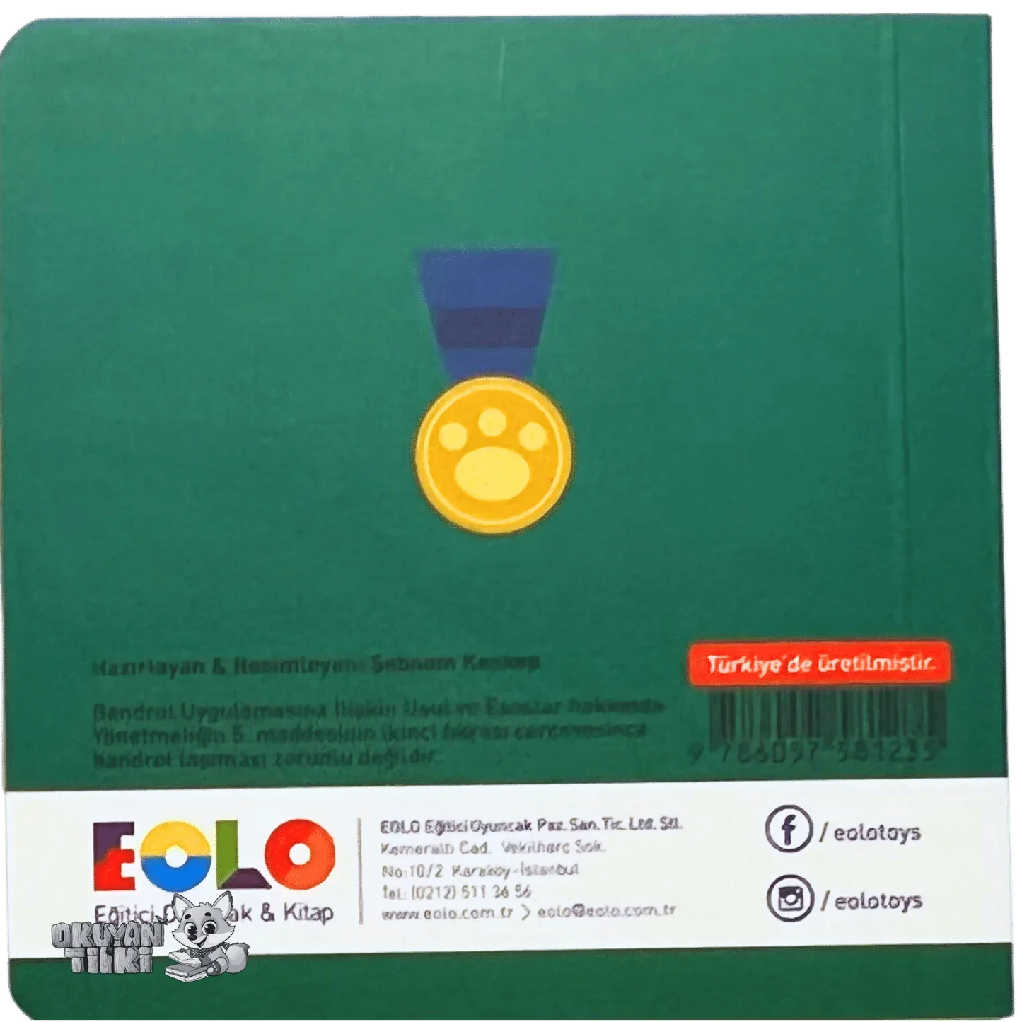 Minik Kitaplar - Meslekler (1+ Yaş) - Okuyan Tilki