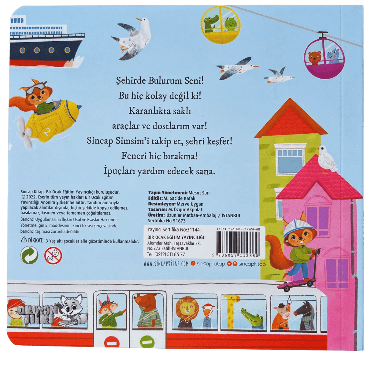 Bulurum Seni Şehirde – Fenerli Kitap (1+ Yaş) - Okuyan Tilki