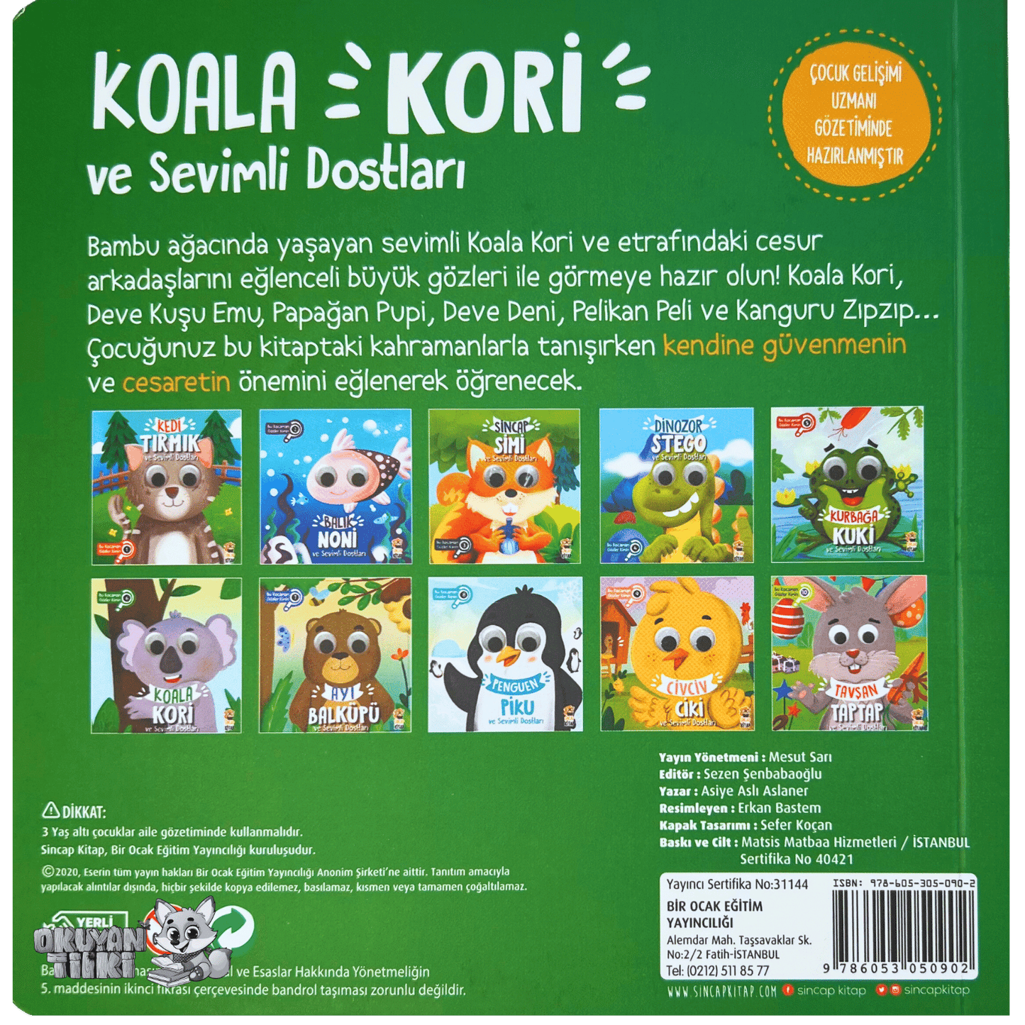 Koala Kori ve Sevimli Dostları – Bu Kocaman Gözler Kimin? (1+ Yaş) - Okuyan Tilki
