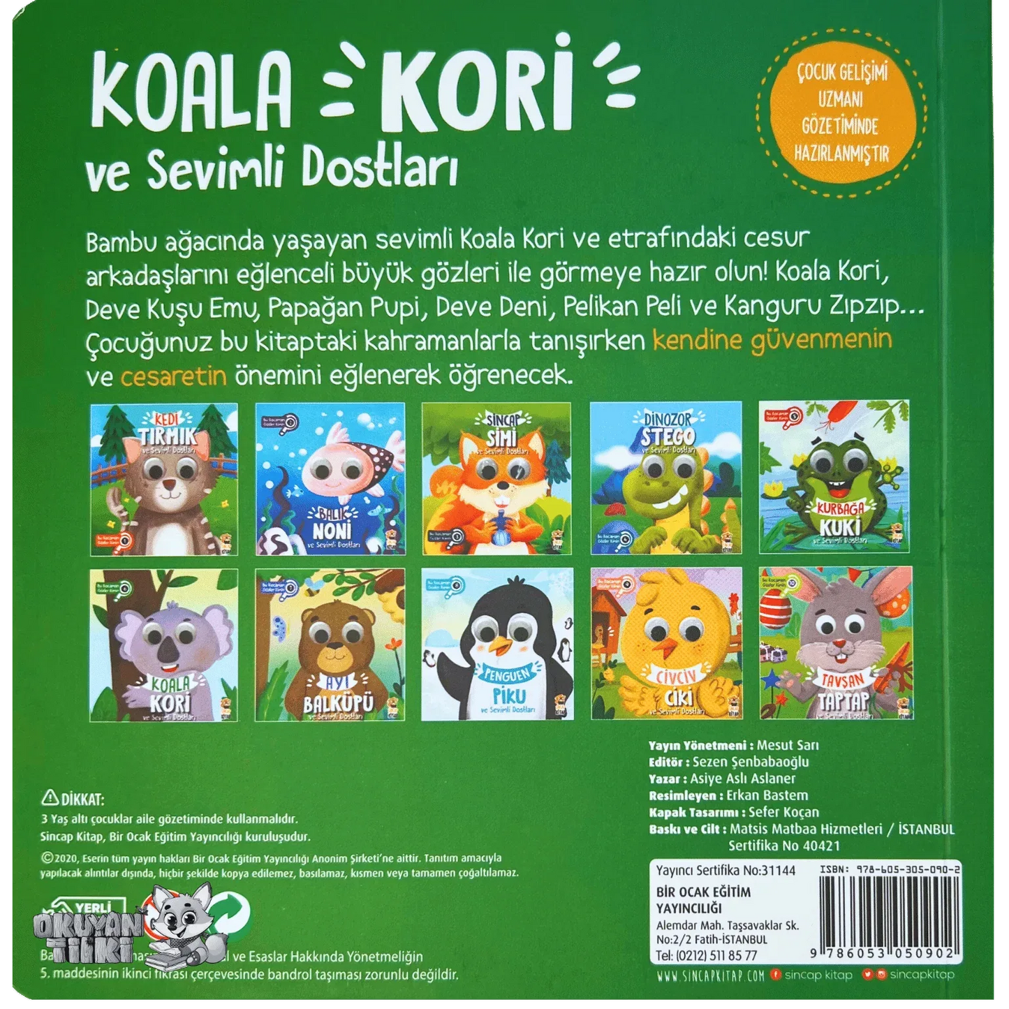 Koala Kori ve Sevimli Dostları – Bu Kocaman Gözler Kimin? (1+ Yaş) - Okuyan Tilki