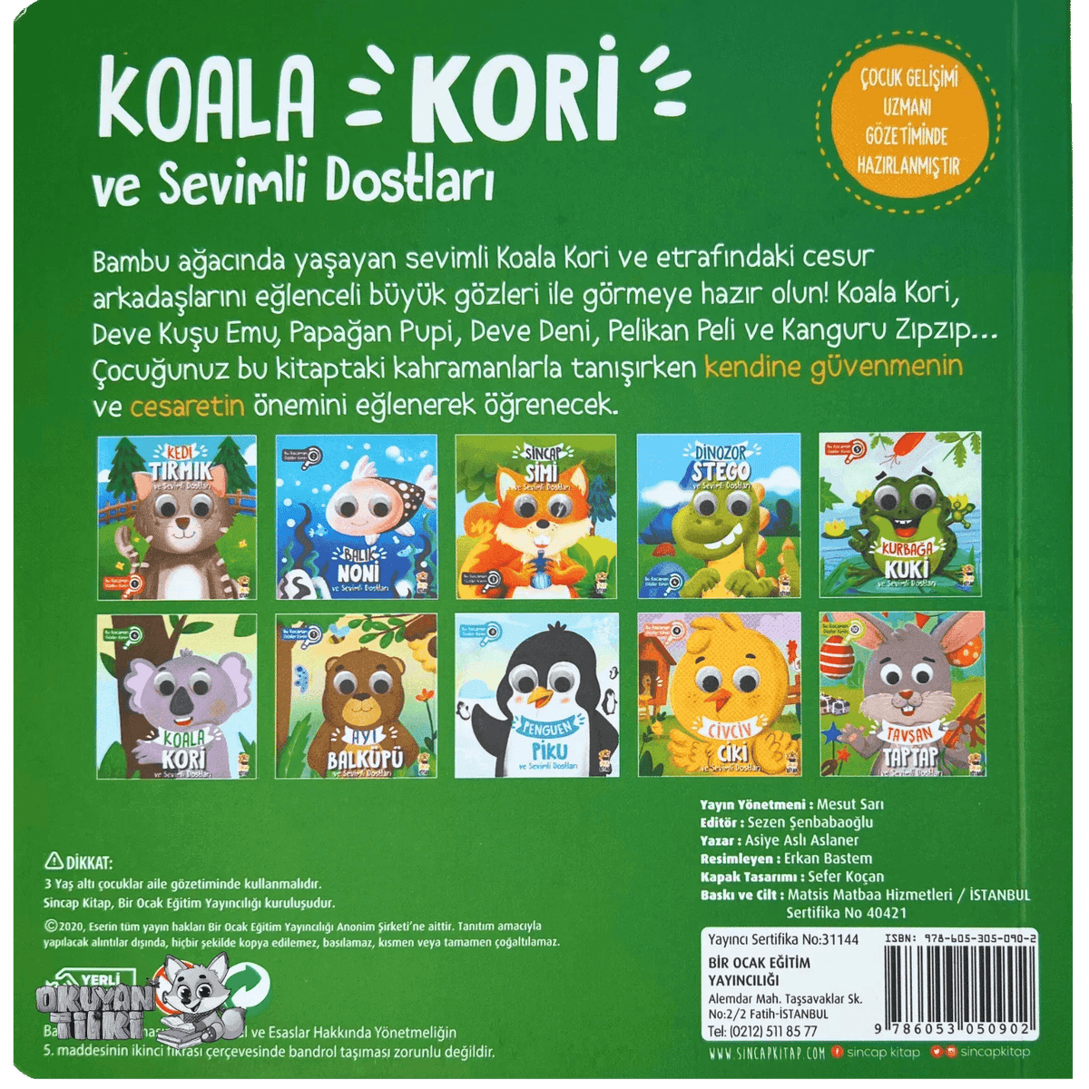 Koala Kori ve Sevimli Dostları – Bu Kocaman Gözler Kimin? (1+ Yaş) - Okuyan Tilki