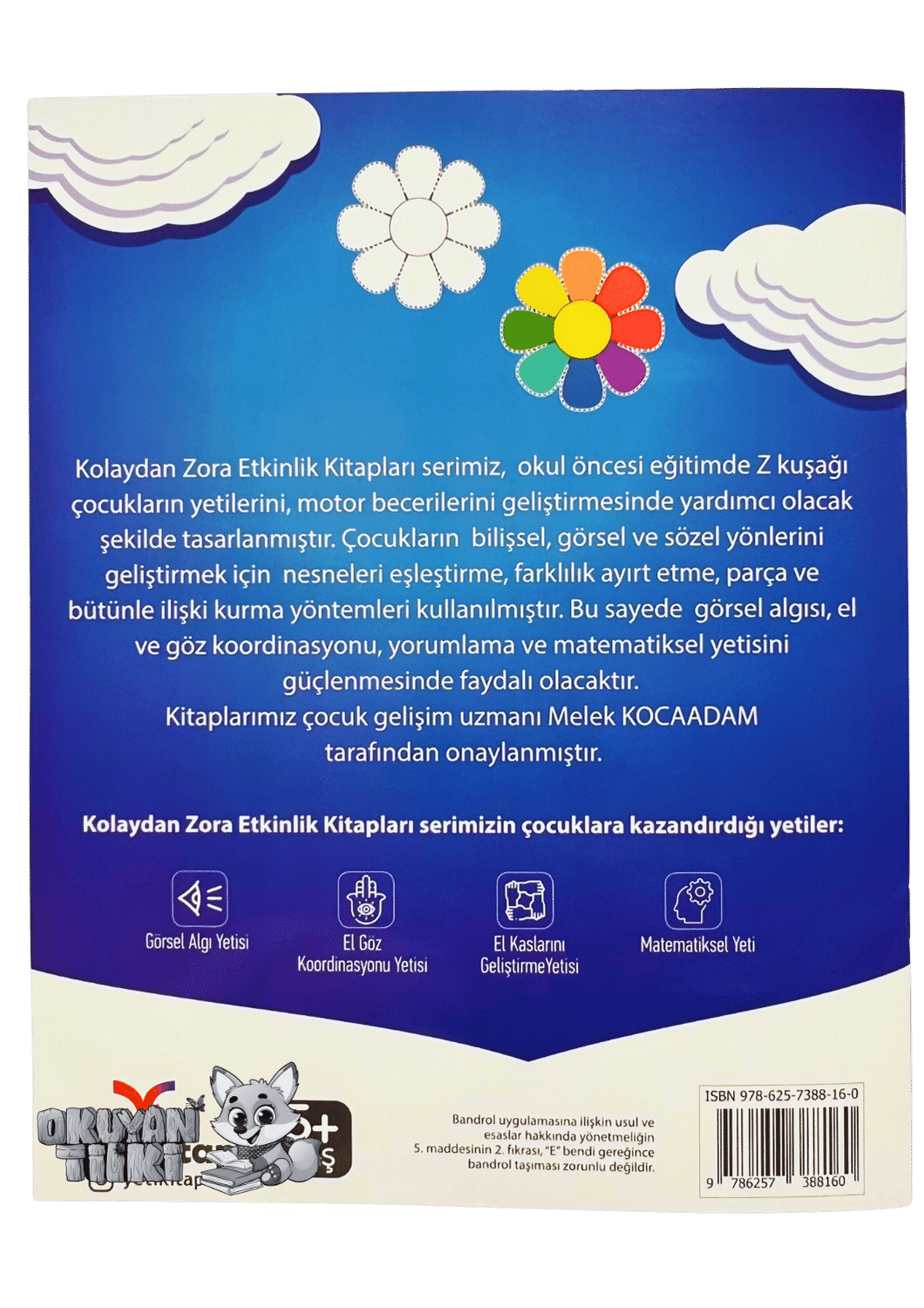 Kolaydan Zora Etkinlik Kitabım - Çizgiler (5+ Yaş) - Okuyan Tilki