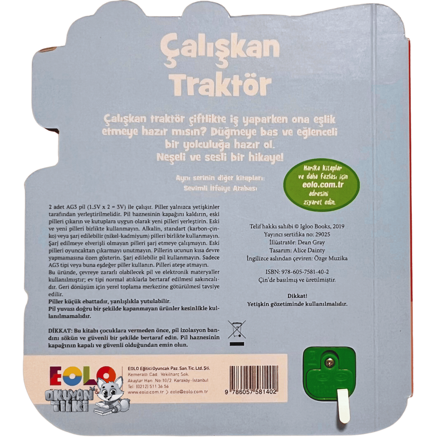 Çalışkan Traktör - Sesli Kitaplar (Soundbuch) - Okuyan Tilki