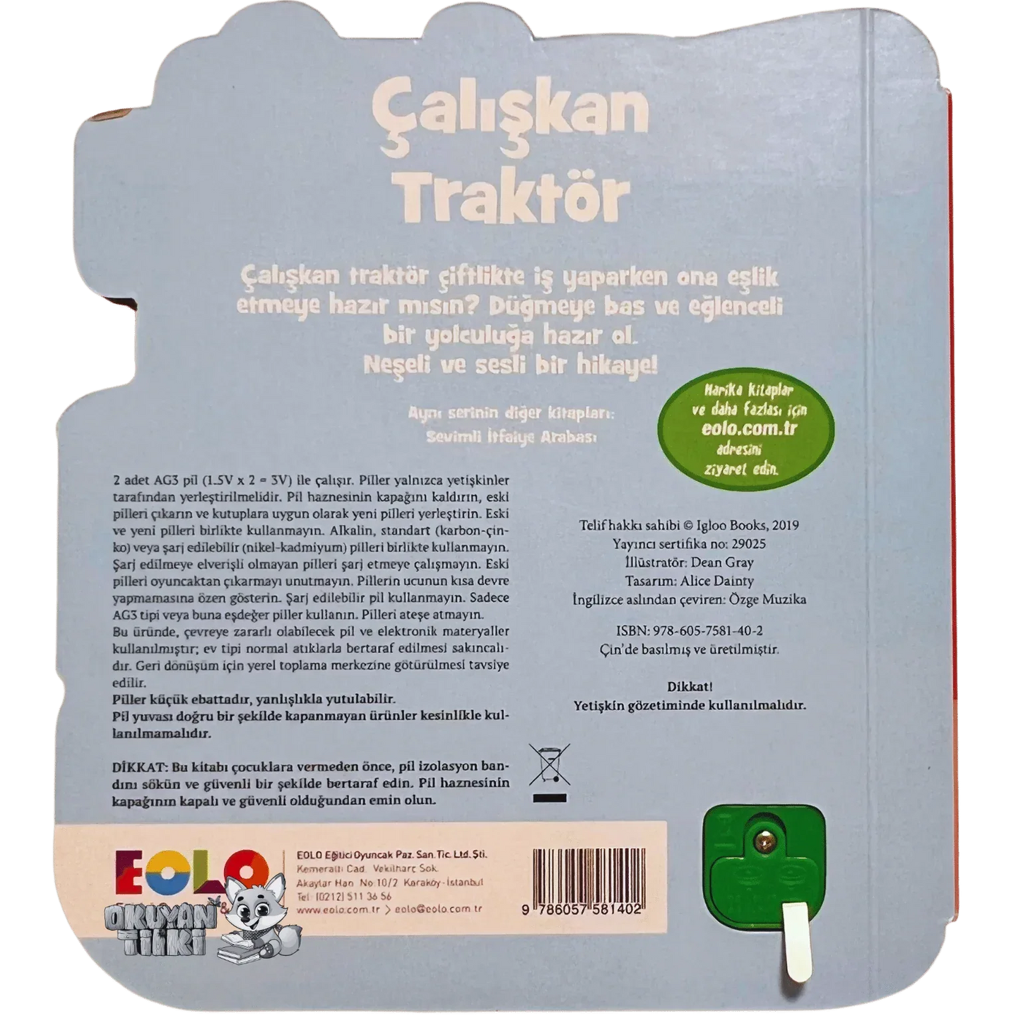 Çalışkan Traktör - Sesli Kitaplar (Soundbuch) - Okuyan Tilki