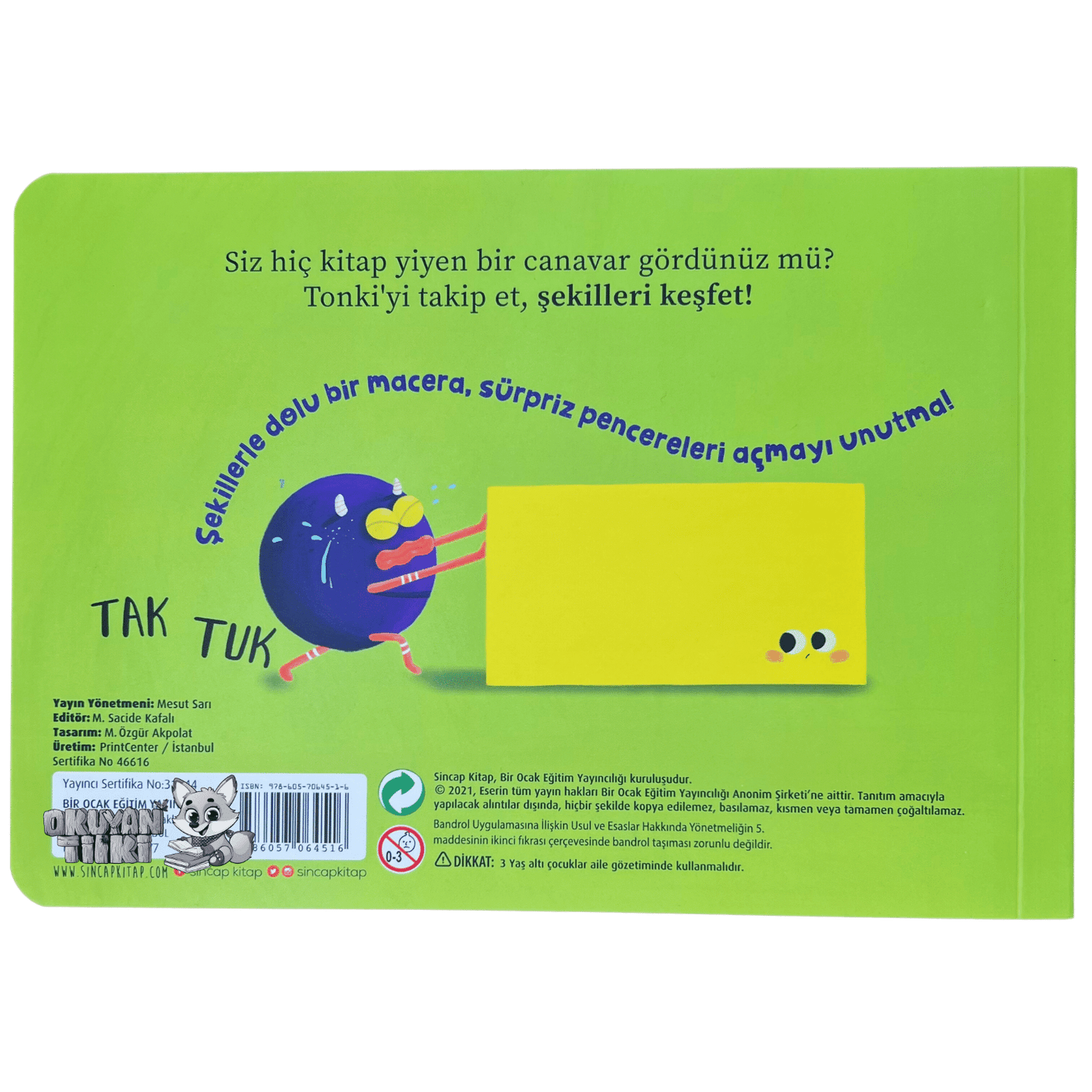 Tonton Tonki İle Şekiller (1+ Yaş) - Okuyan Tilki