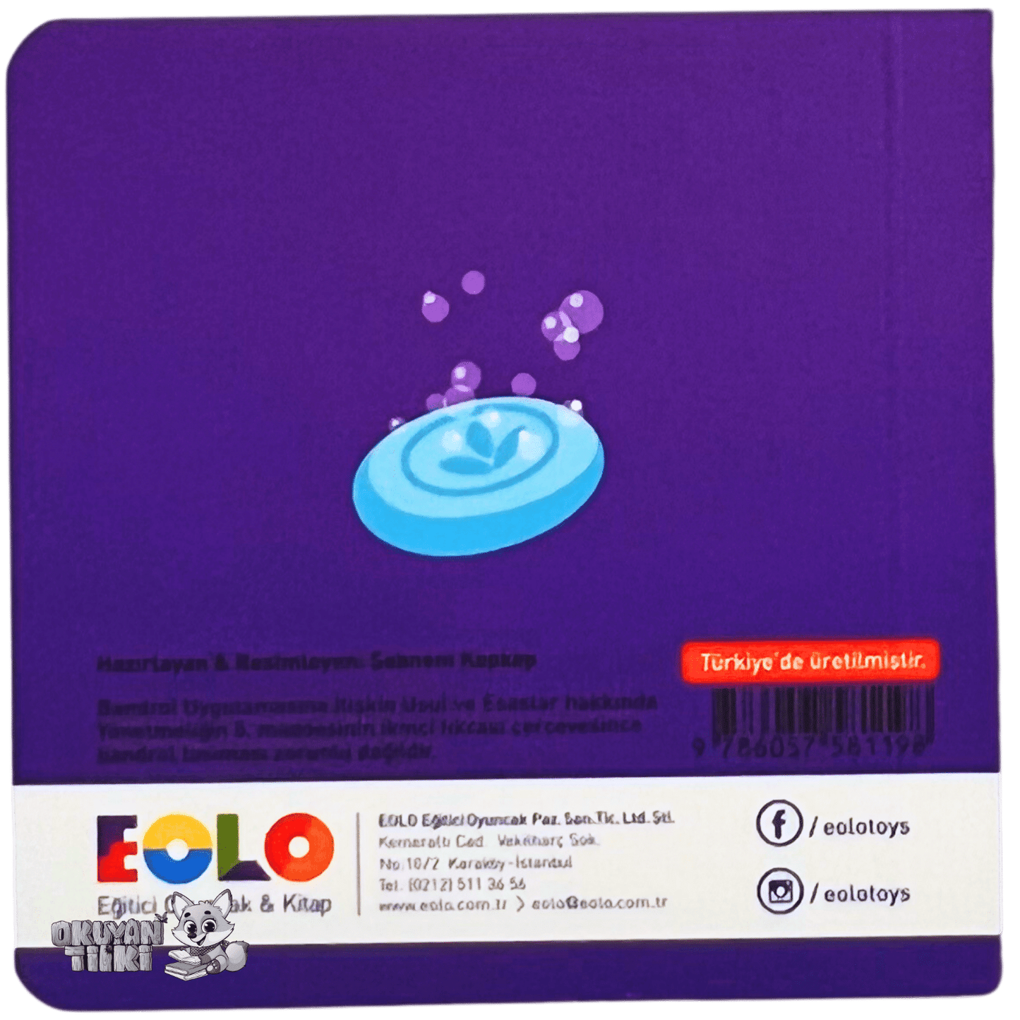 Minik Kitaplar - Banyoda (1+ Yaş) - Okuyan Tilki