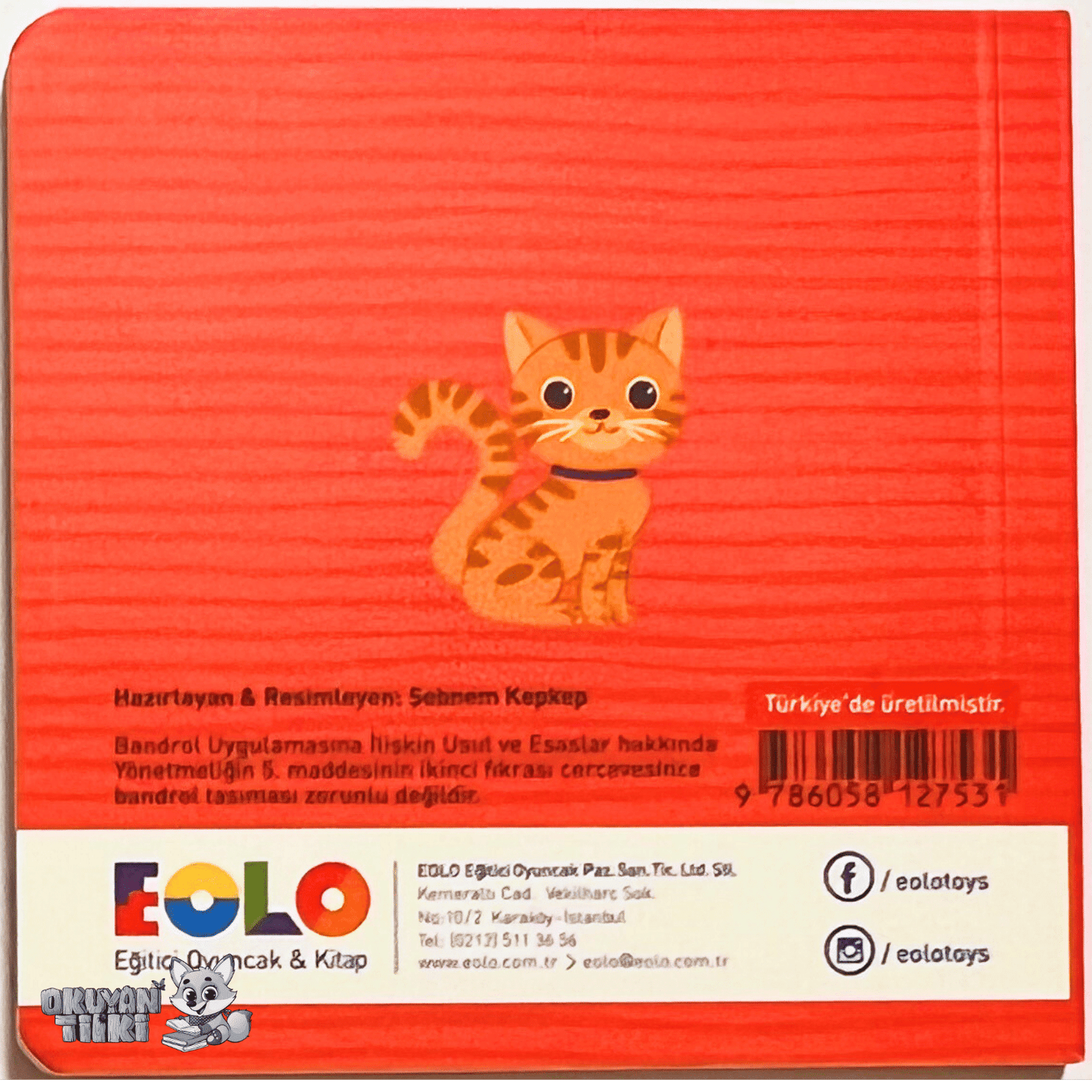 Minik Kitaplar - Hayvanlar (1+ Yaş) - Okuyan Tilki