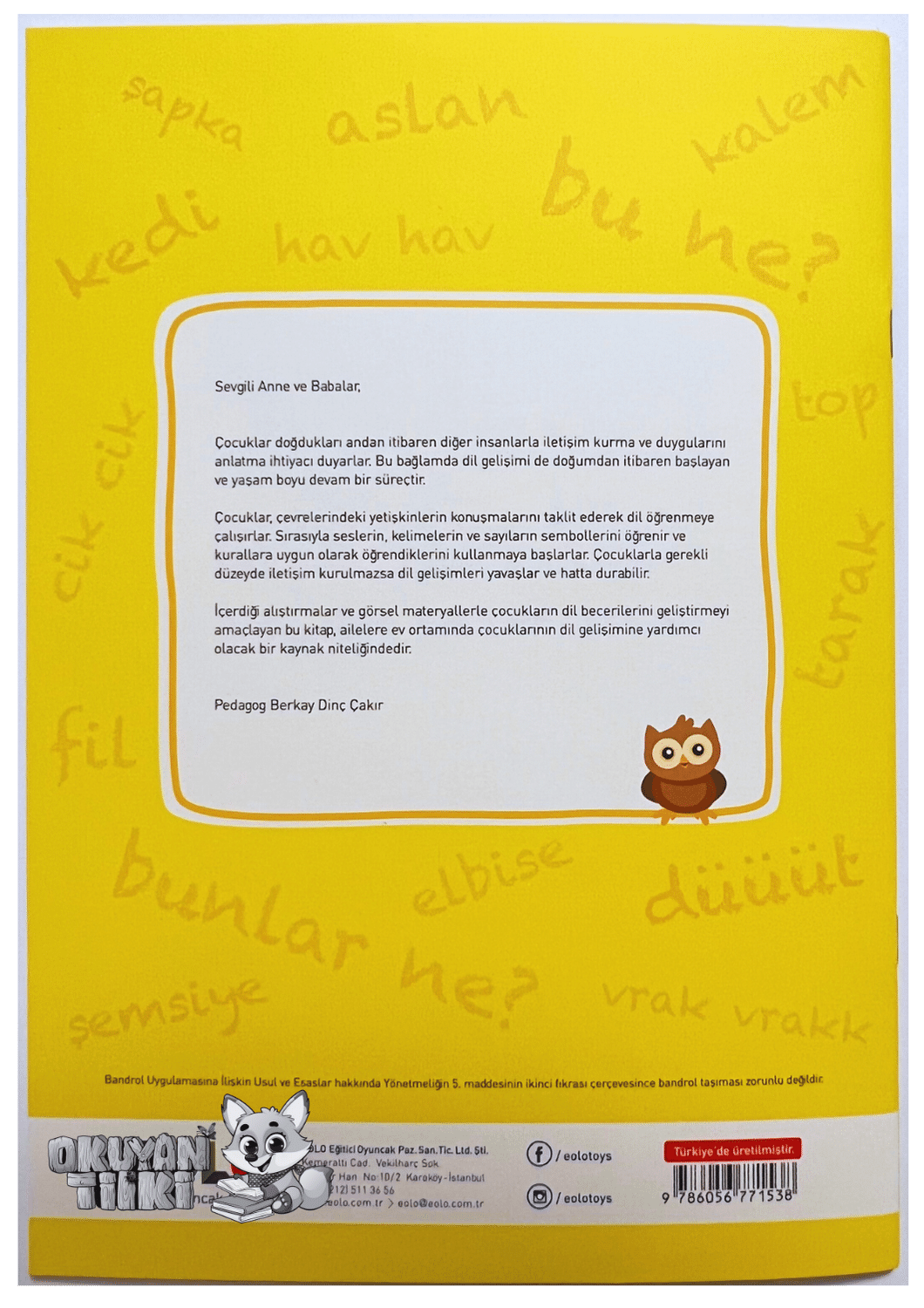 Konuşma Zamanı (2+ Yaş) - Okuyan Tilki