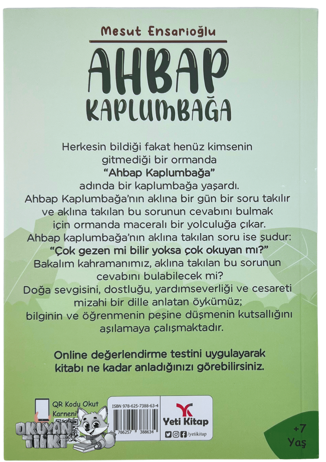 Ahbap Kaplumbağa (7+Yaş) - Okuyan Tilki