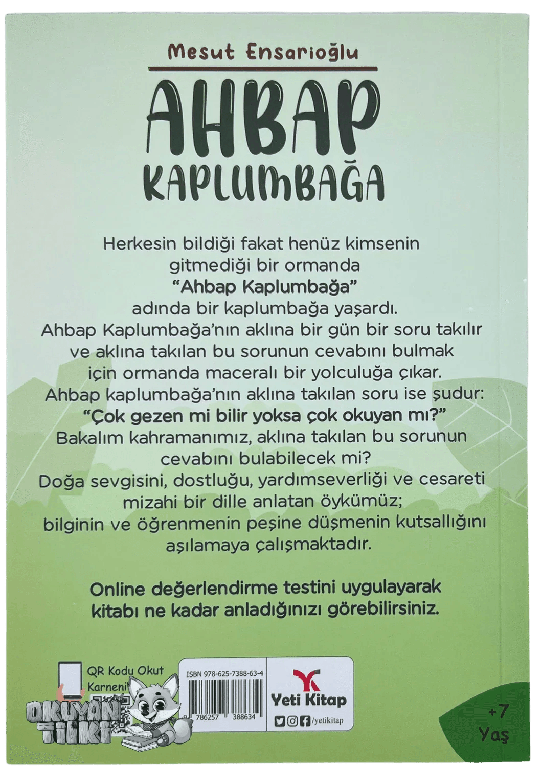 Ahbap Kaplumbağa (7+Yaş) - Okuyan Tilki