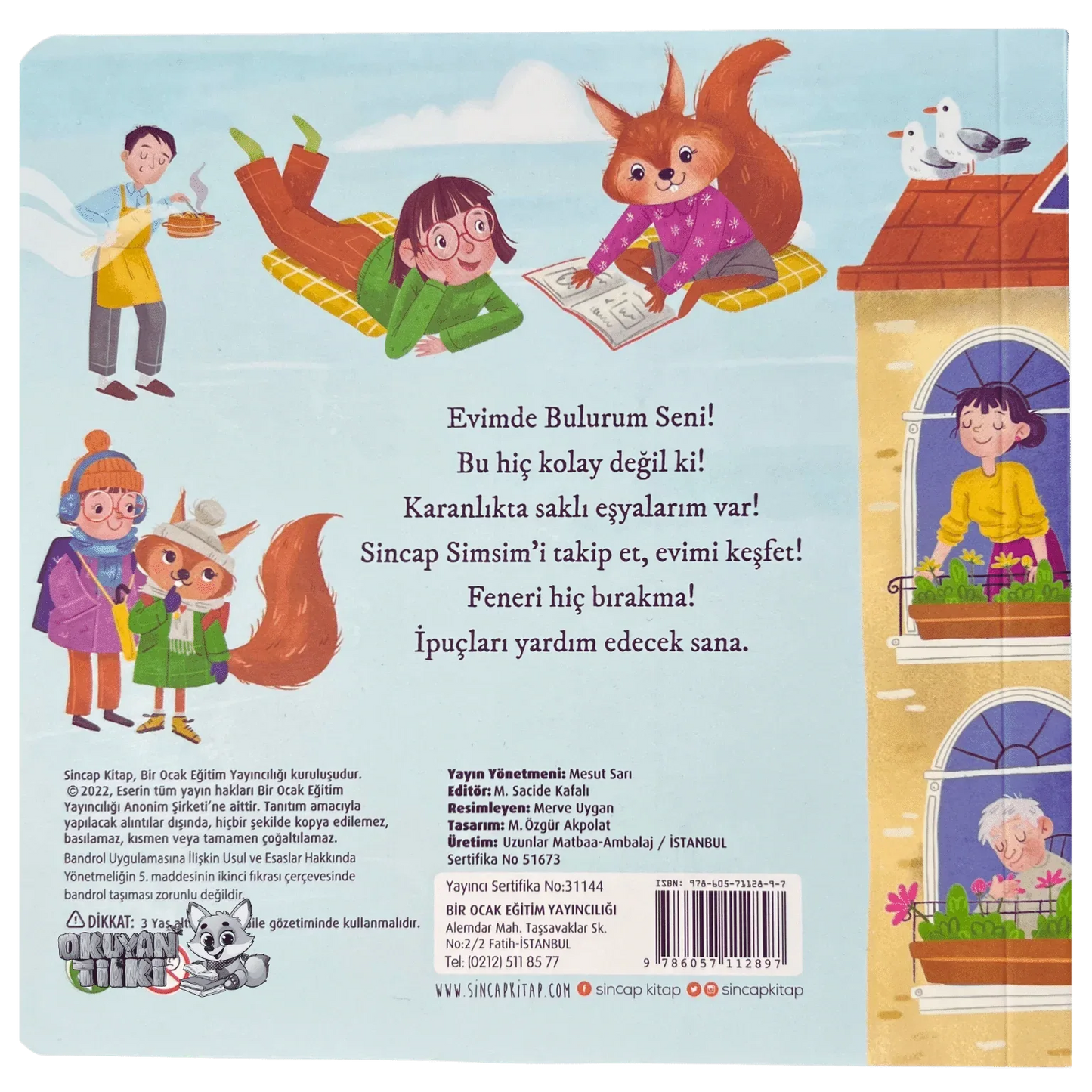 Bulurum Seni Evimde – Fenerli Kitap (1+ Yaş) - Okuyan Tilki