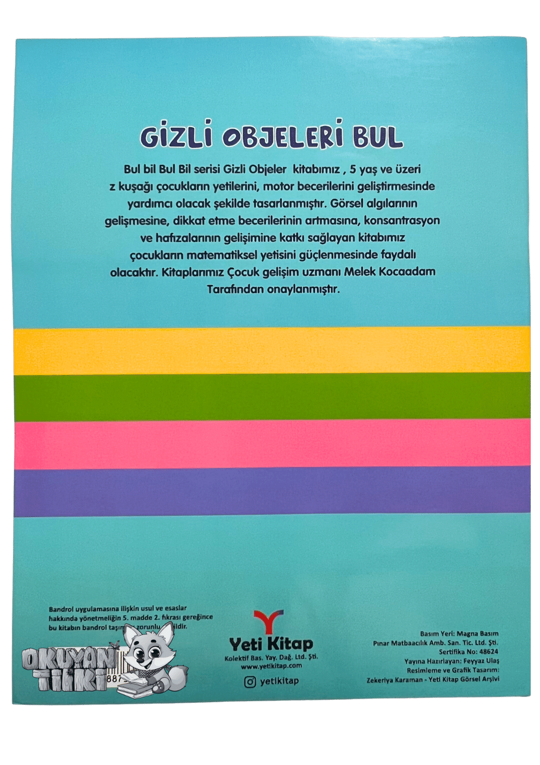 Bul-Bil Gizli Objeleri Bul (5+ Yaş) - Okuyan Tilki
